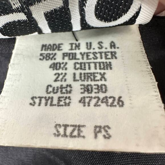 Clio Christmas Tapestry Vest WMNS PS Multicolor Holiday Santa Bells USA Vtg 90s - Picture 4 of 6